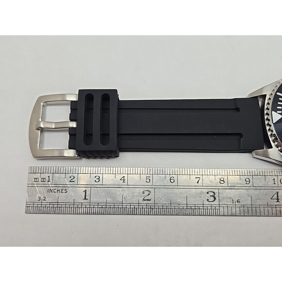 Zazzle Ewatchfactory Diver Quartz Watch New Battery 10 ATM Rubber Band Call Sign - Picture 9 of 10